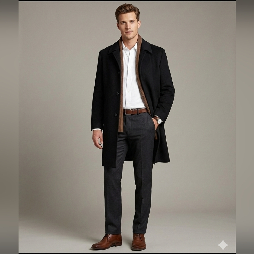 JOSEPH FEISS - Wool Overcoat